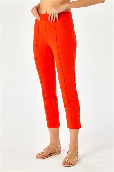 Beli Lastikli Paçası Çıtçıtlı Pantolon 024-2009