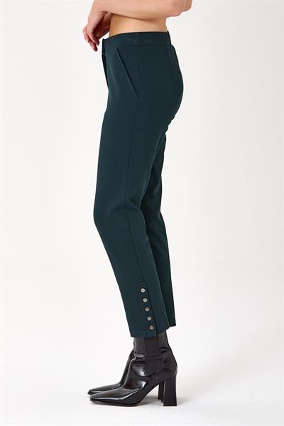 Beli Lastikli Paçası Çıtçıtlı Pantolon 245-2009