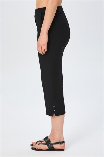 Beli Lastikli Paçası Düğme Detaylı Cepli Pantolon 026-3505