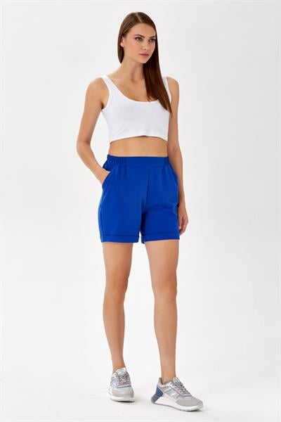 Beli Lastikli Paçası Kıvırmalı Cepli Şor 024-2112