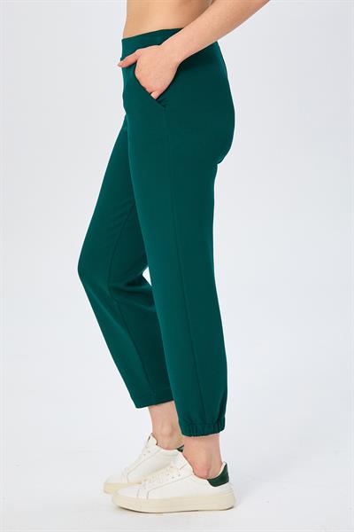 Beli Lastikli Paçası Lastik Detaylı Cepli Pantolon 026-2107