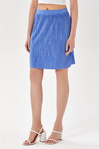 Beli Lastikli Pileli Etek 024-2000