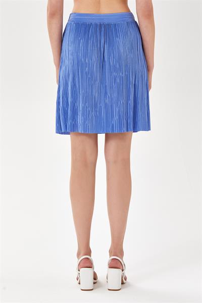 Beli Lastikli Pileli Etek 024-2000