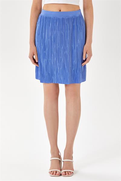 Beli Lastikli Pileli Etek 024-2000