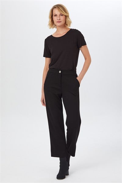 Beli Lastikli Şerit Detaylı Pantolon 267-2105