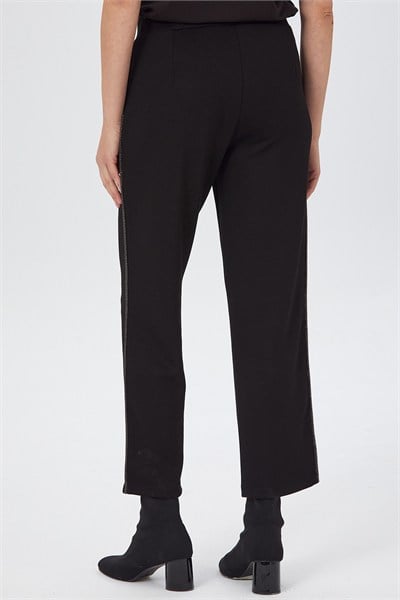 Beli Lastikli Şerit Detaylı Pantolon 267-2105