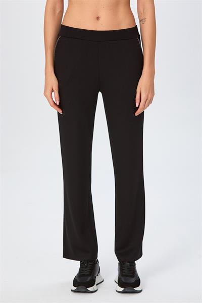 Beli Lastikli Taş Şerit Detaylı Cepli Pantolon 026-2105