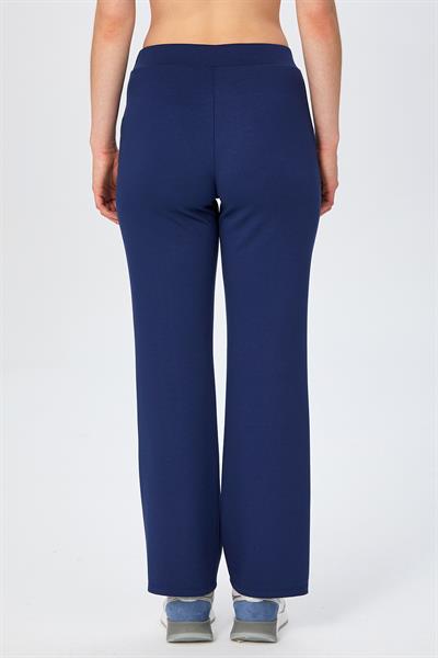 Beli Lastikli Taş Şerit Detaylı Cepli Pantolon 026-2105