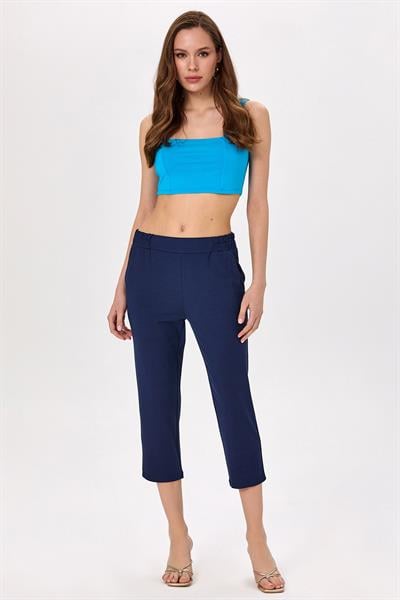 Beli Lastikli Cepli Capri Pantolon 025-2006