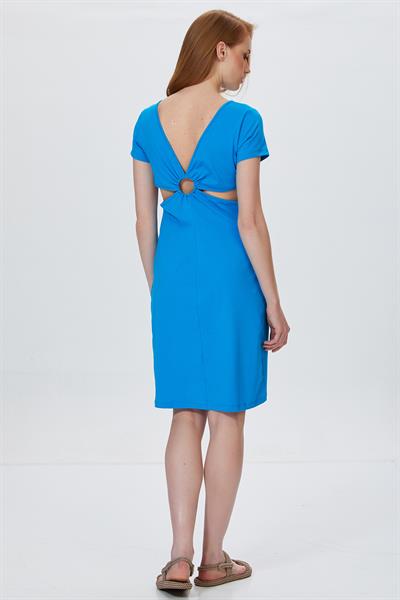 Çift Taraflı Kesikli Elbise 022-2524