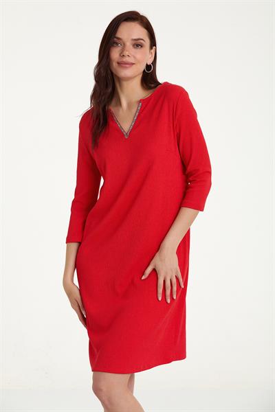 Damla Yaka 3/4 Kol Elbise 023-2504