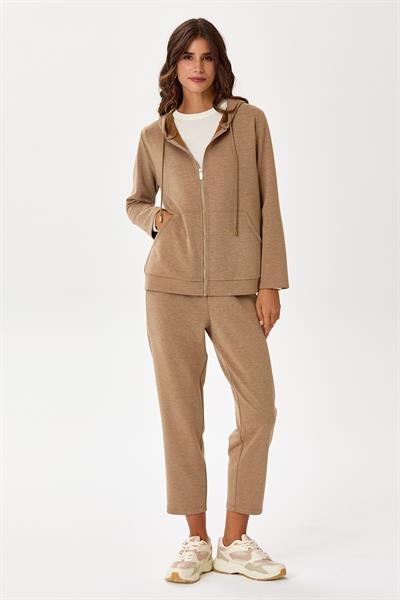 Fermuarlı Kapüşonlu ve Cepli S-Shirt 245-2100