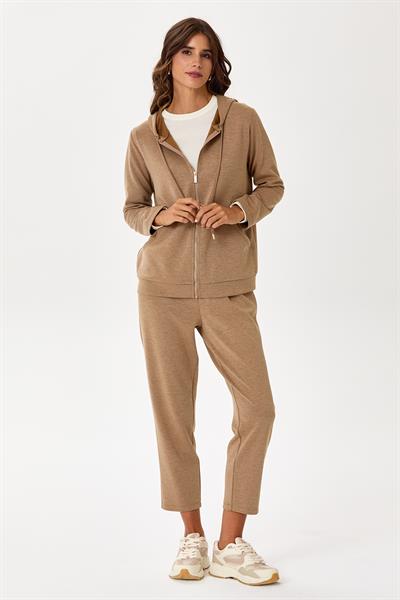 Fermuarlı Kapüşonlu ve Cepli S-Shirt 245-2100