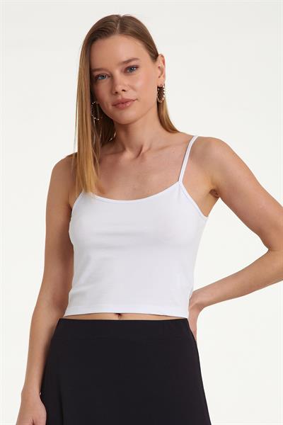 İp Askılı Crop Atlet 023-1044