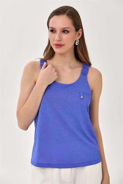 Kalın Askılı Cep Detaylı 025-1043