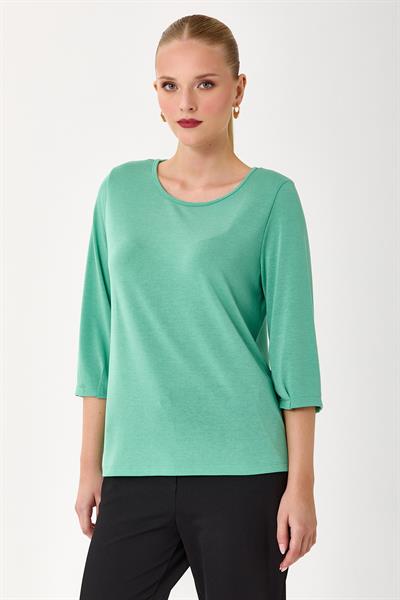 Kolu Nervürlü ¾ Kol Bluz 245-1002