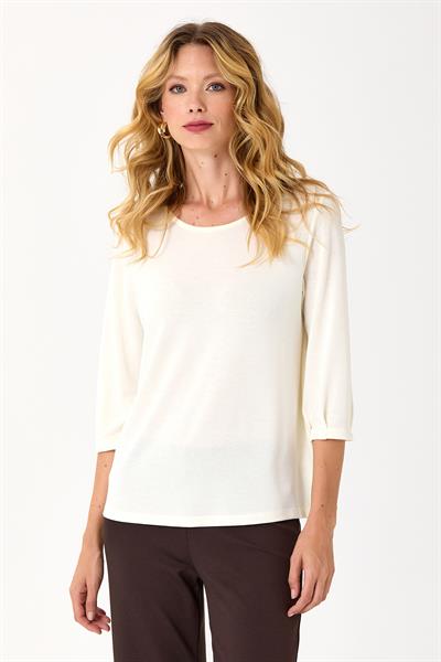 Kolu Nervürlü ¾ Kol Bluz 245-1002