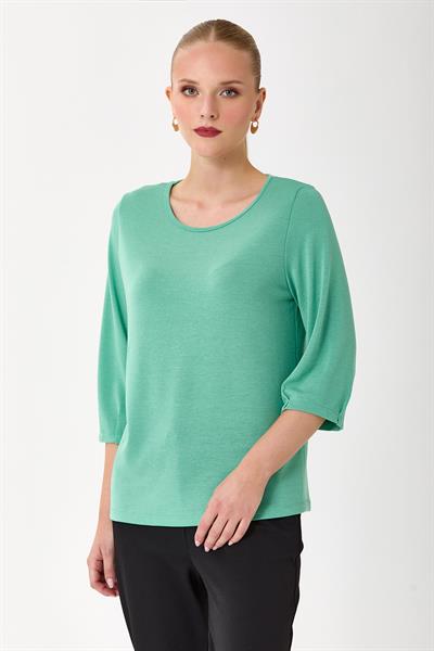 Kolu Nervürlü ¾ Kol Bluz 245-1002