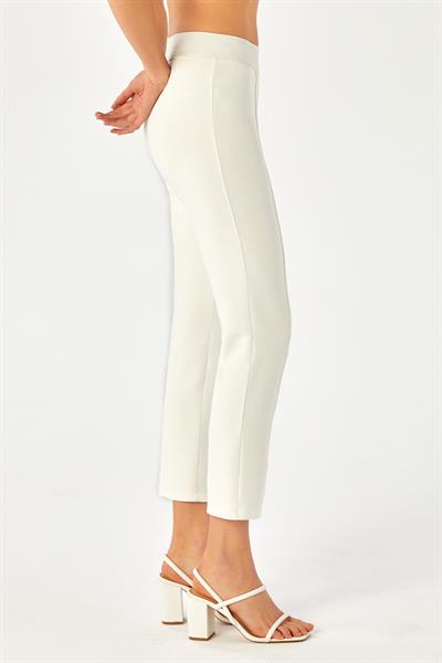 Lastik Detaylı Önü Dikişli Pantolon 024-2011