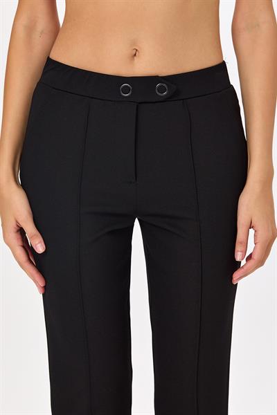 Önü Dikişli Beli Çıtçıtlı Pantolon 025-2001