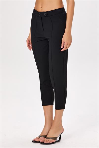 Önü Dikişli Beli Çıtçıtlı Pantolon 025-2001