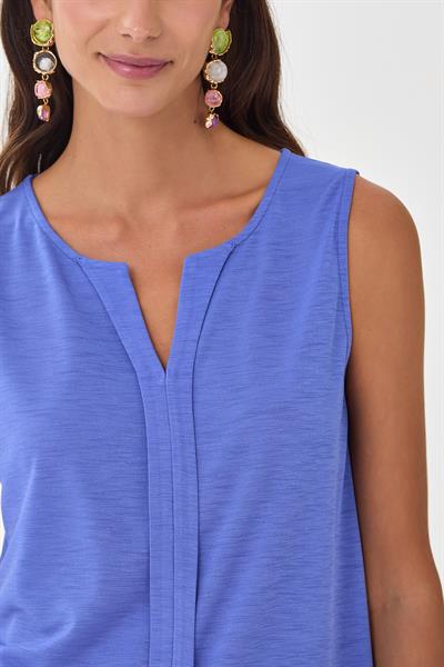 Önü Patlı Kolsuz Bluz 025-1021