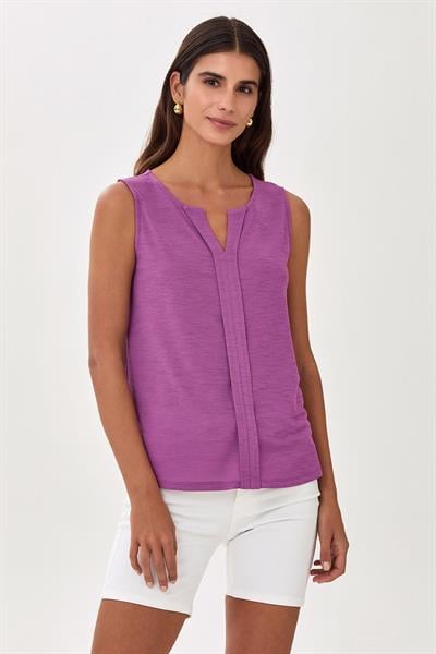 Önü Patlı Kolsuz Bluz 025-1021