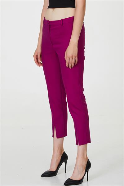 Paçaları Yırtmaçlı Pantolon 223-3502