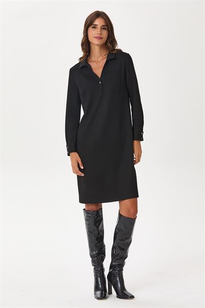 Polo Yaka Uzun Kol Elbise 245-2500