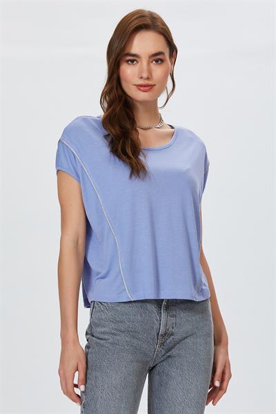 Sim Biyeli Kuplu Bluz 022-1034