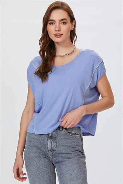 Sim Biyeli Kuplu Bluz 022-1034