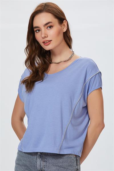 Sim Biyeli Kuplu Bluz 022-1034