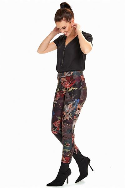 Standart Fit Desenli Pantolon 099-5000