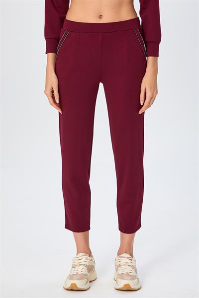 Taş Şerit Detaylı Cepli Pantolon 026-2121