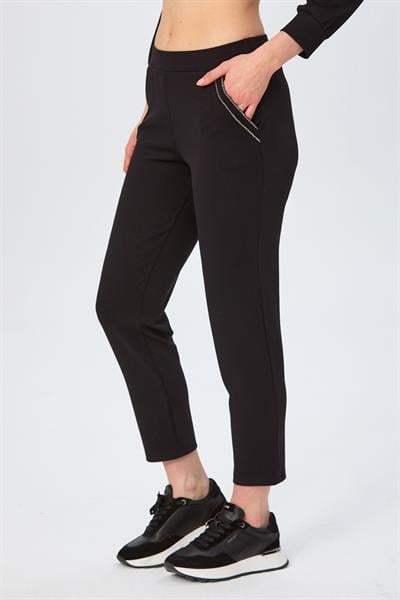 Taş Şerit Detaylı Cepli Pantolon 026-2121
