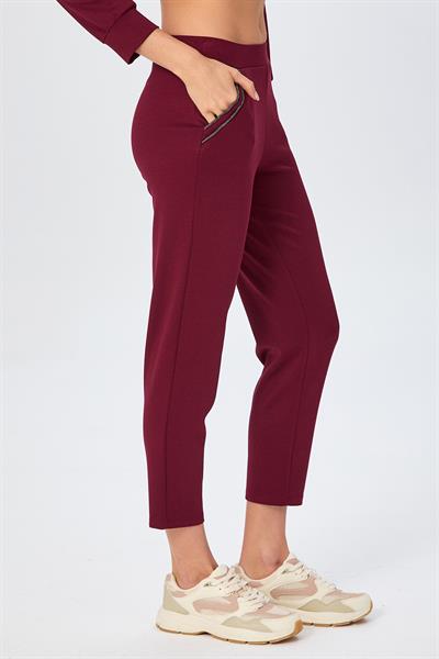 Taş Şerit Detaylı Cepli Pantolon 026-2121