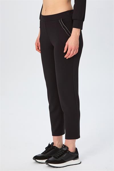 Taş Şerit Detaylı Cepli Pantolon 026-2121