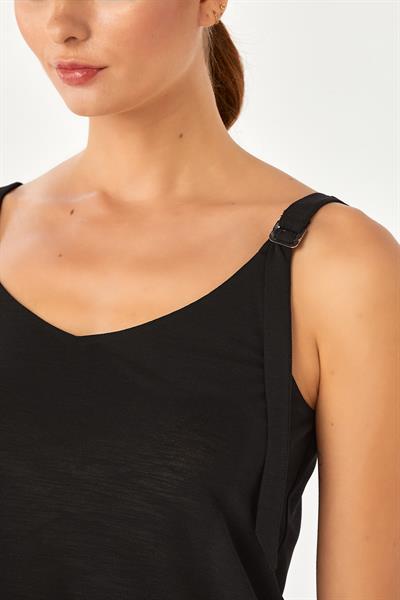 Toka Detaylı Askılı Bluz 024-1033