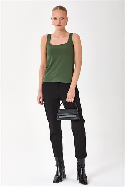 U Yaka Kalın Askılı Atlet 245-1103