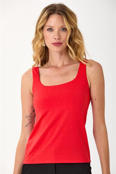 U Yaka Kalın Askılı Atlet 245-1103