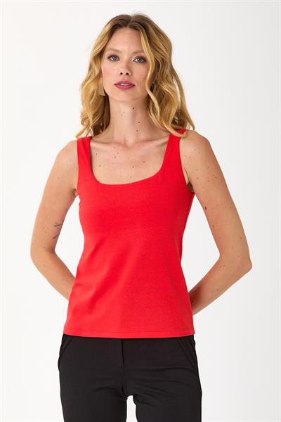 U Yaka Kalın Askılı Atlet 245-1103