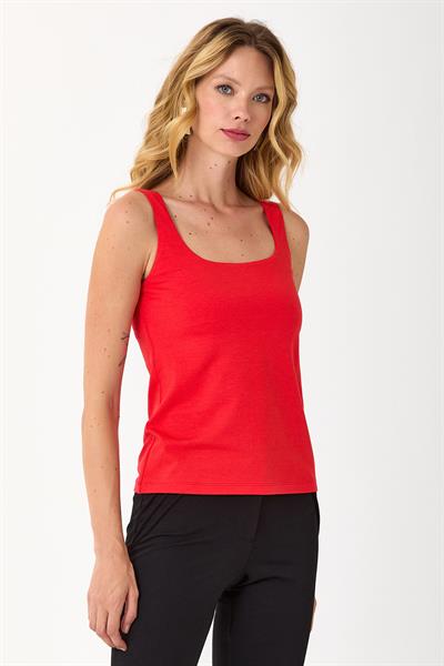 U Yaka Kalın Askılı Atlet 245-1103