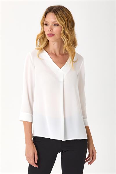 V Yaka ¾ Kol  Bluz 245-3012