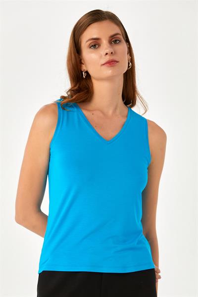 V Yaka Kolsuz Basic Bluz 024-1043