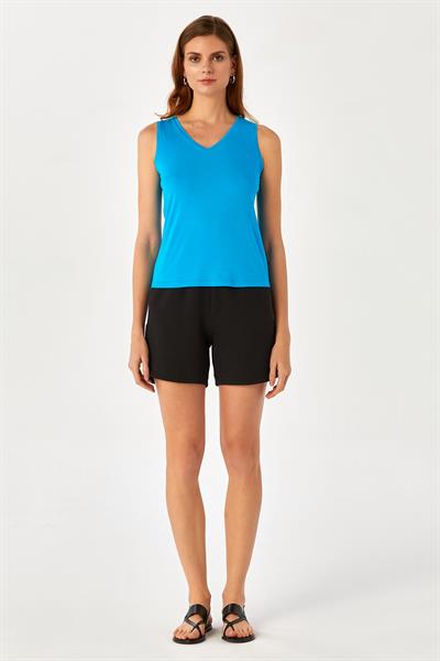 V Yaka Kolsuz Basic Bluz 024-1043