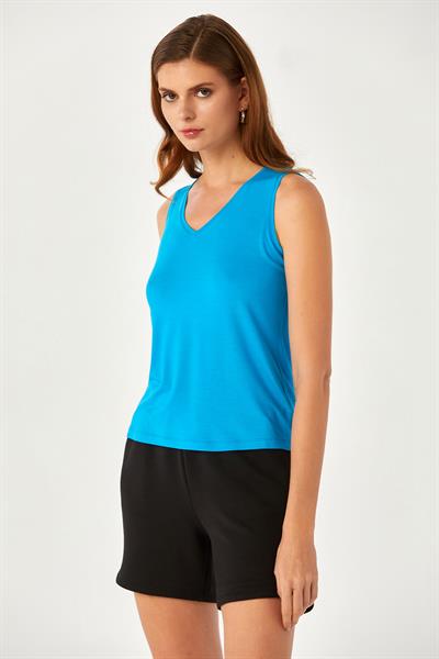 V Yaka Kolsuz Basic Bluz 024-1043