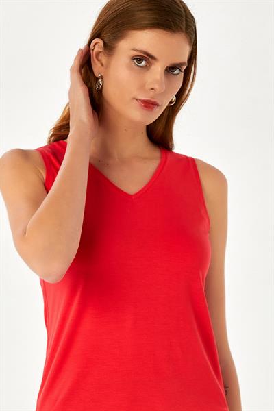 V Yaka Kolsuz Basic Bluz 024-1043