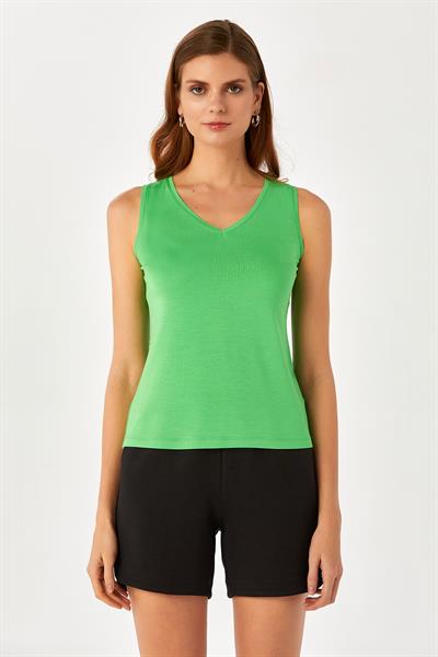 V Yaka Kolsuz Basic Bluz 024-1043