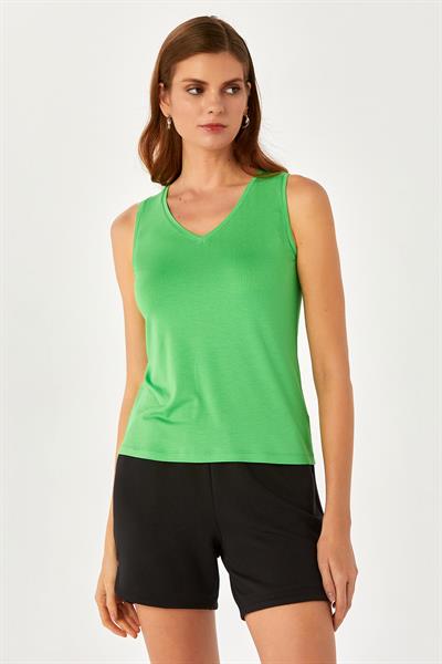 V Yaka Kolsuz Basic Bluz 024-1043