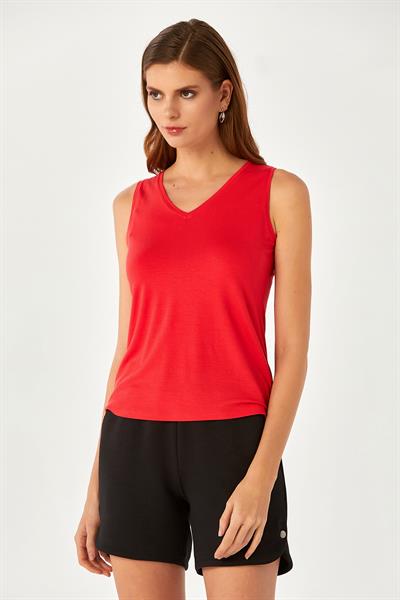 V Yaka Kolsuz Basic Bluz 024-1043